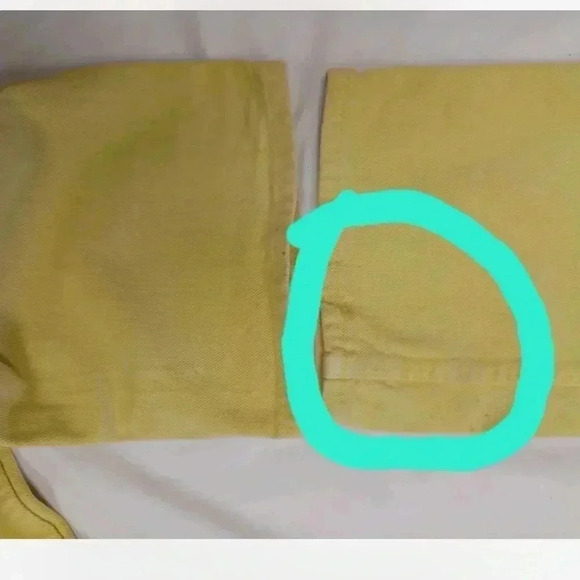 Tommy Hilfiger Vintage Yellow Straight Leg Jeans Size 34 - Picture 12 of 12